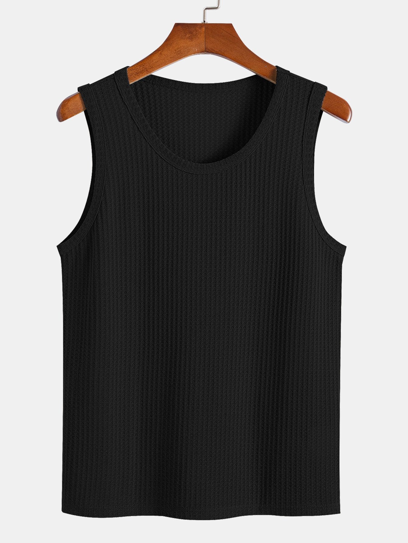 3 Pieces Waffle Knit Tank Top