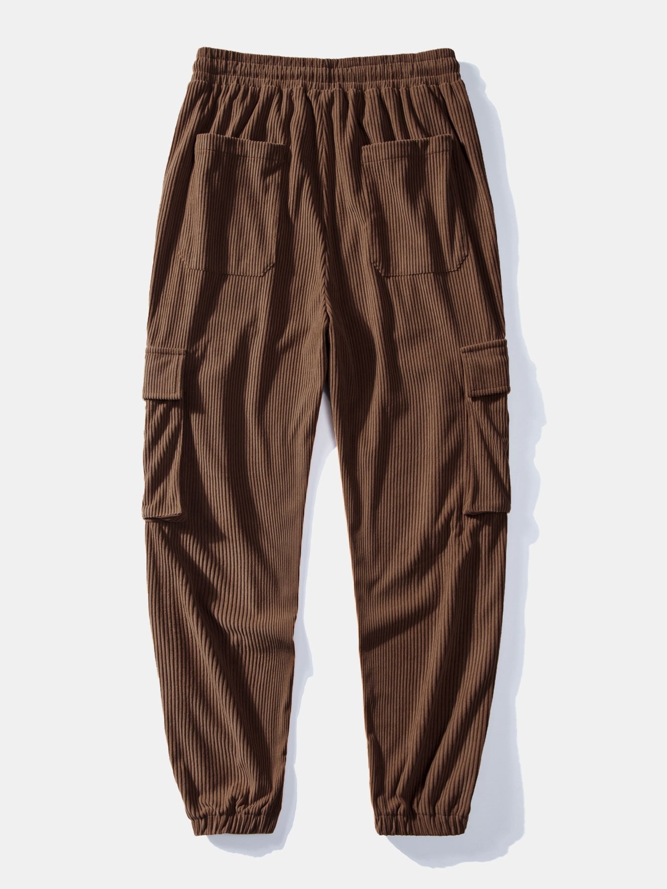 Pantalon de jogging cargo en velours côtelé avec cordon de serrage