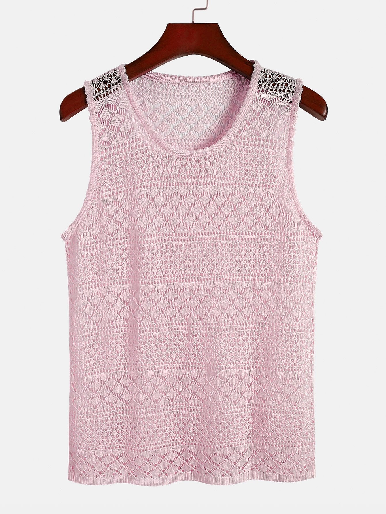 Knitted Textured Tank Top