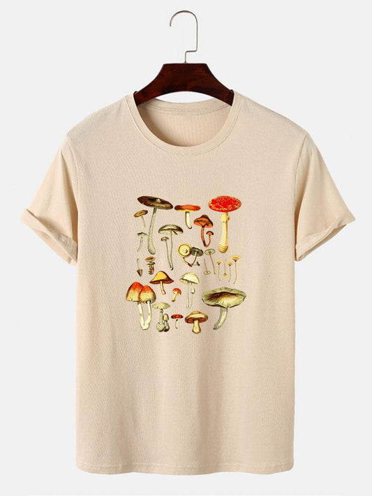 Mushroom Print T-Shirt