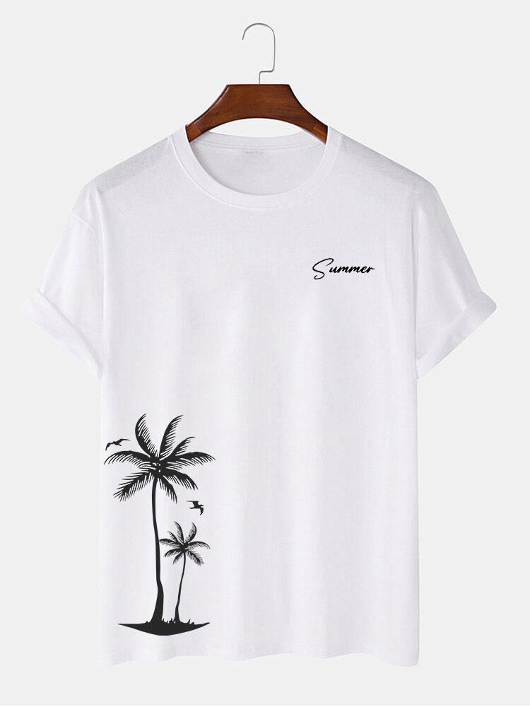 Summer Palm Tree Print T-Shirt