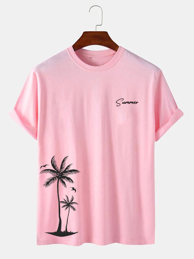 Summer Palm Tree Print T-Shirt