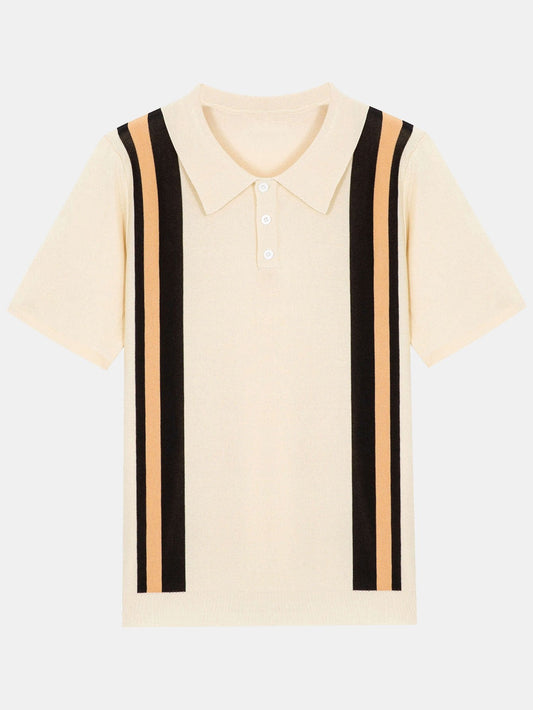 Polo pull rayé