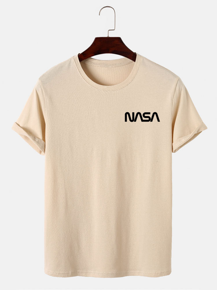 NASA Front and Back Print T-Shirt