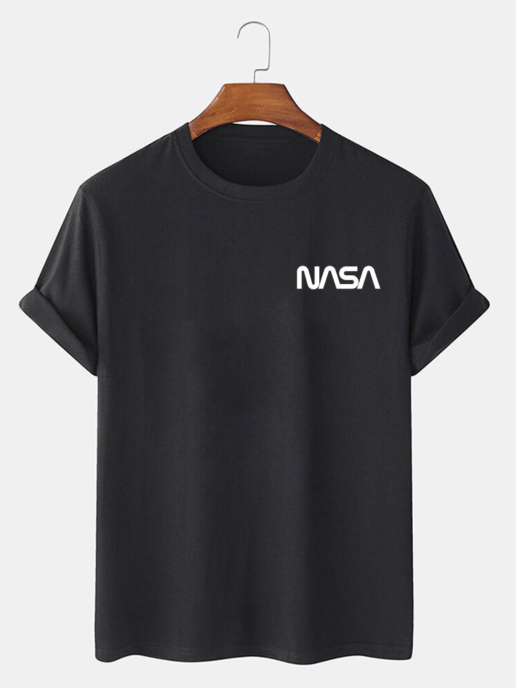 NASA Front and Back Print T-Shirt