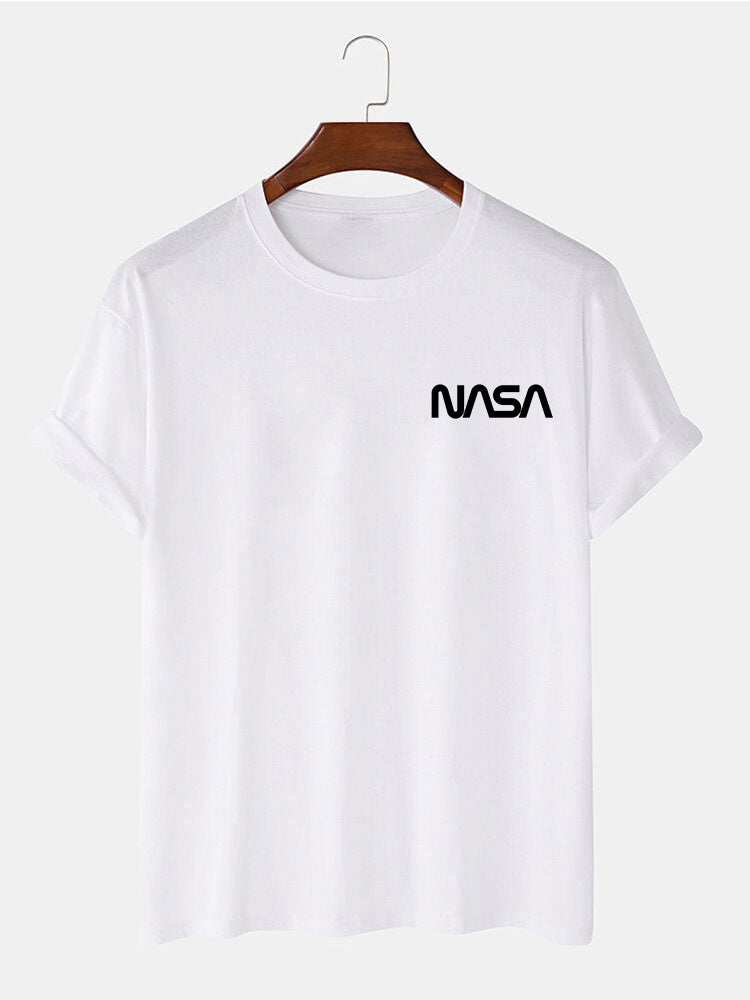 NASA Front and Back Print T-Shirt